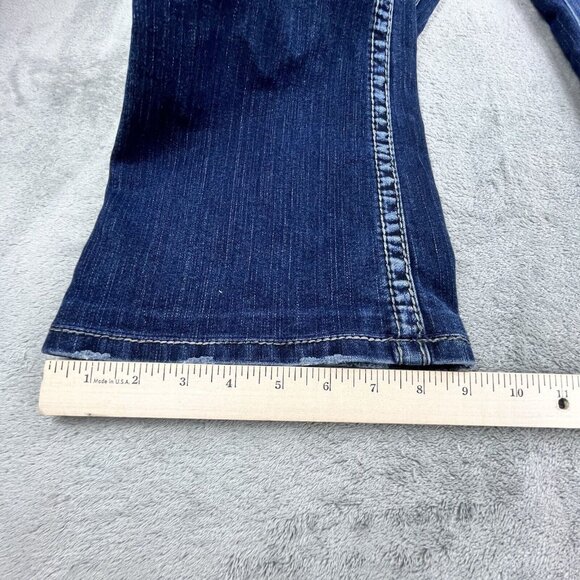 Silver Jeans Womens 31x30 Suki Surplus Boot Denim Blue Light Flap Pockets Pants - Picture 6 of 13